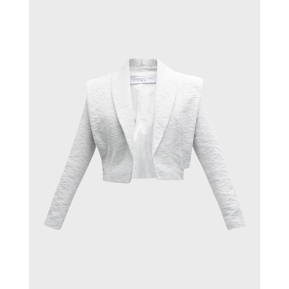 NWT Oceana Cropped Open Front Structured Jacket / Size 10 - Picture 1 of 8